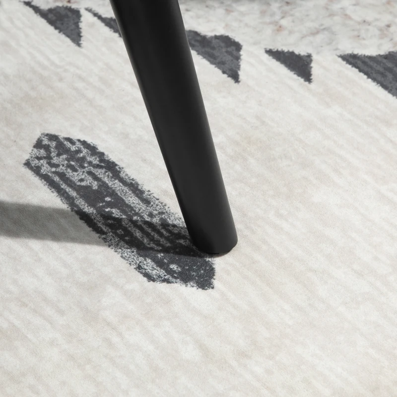 HOMCOM Luxury Velvet Fabric Accent Armchair with Thick Padding, High Armrests, and Channel Tufting, Grey