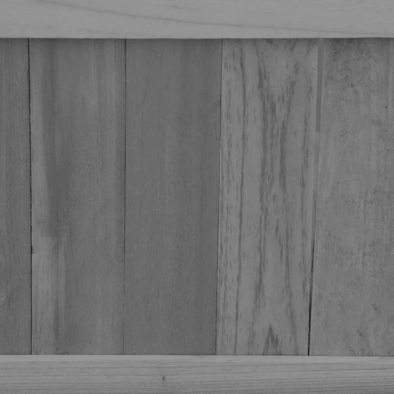 Outsunny Foldable Elevated Planter Box, Wooden Raised Garden Bed for Backyard, Patio to Grow Vegetables, Herbs, Flowers, Grey