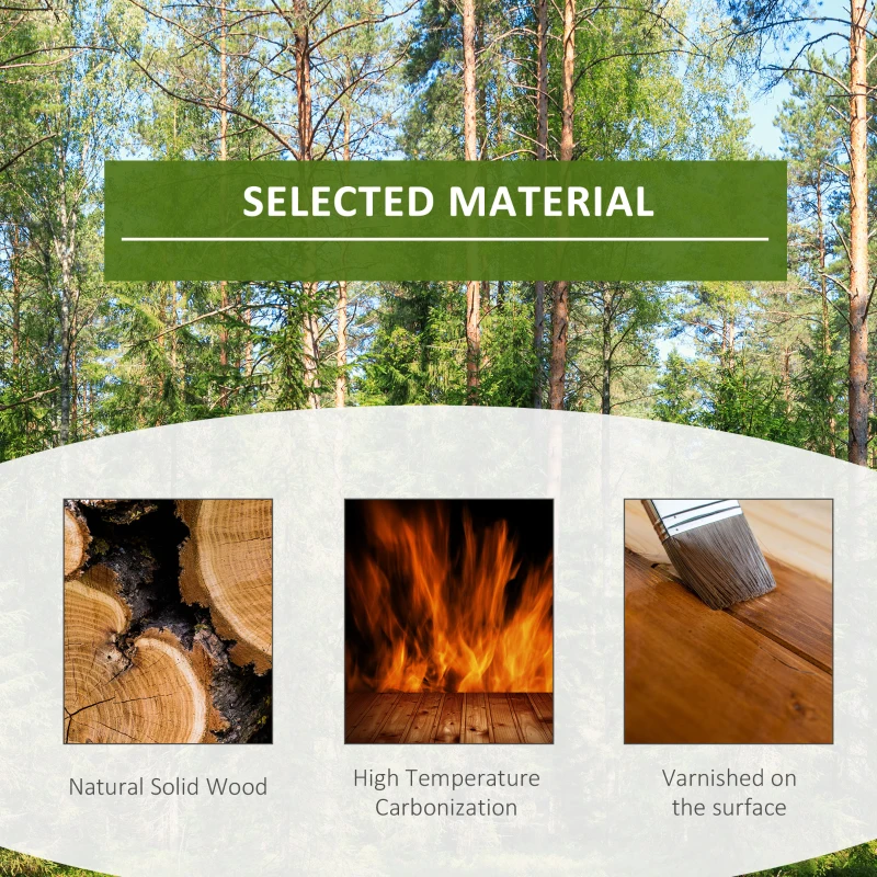 Outsunny Wood Plant Stand 5 Tier Plant Shelf Multiple Flower Pot Holder for Living Room, Patio Corner, Balcony, Indoor Outdoor Use, Natural