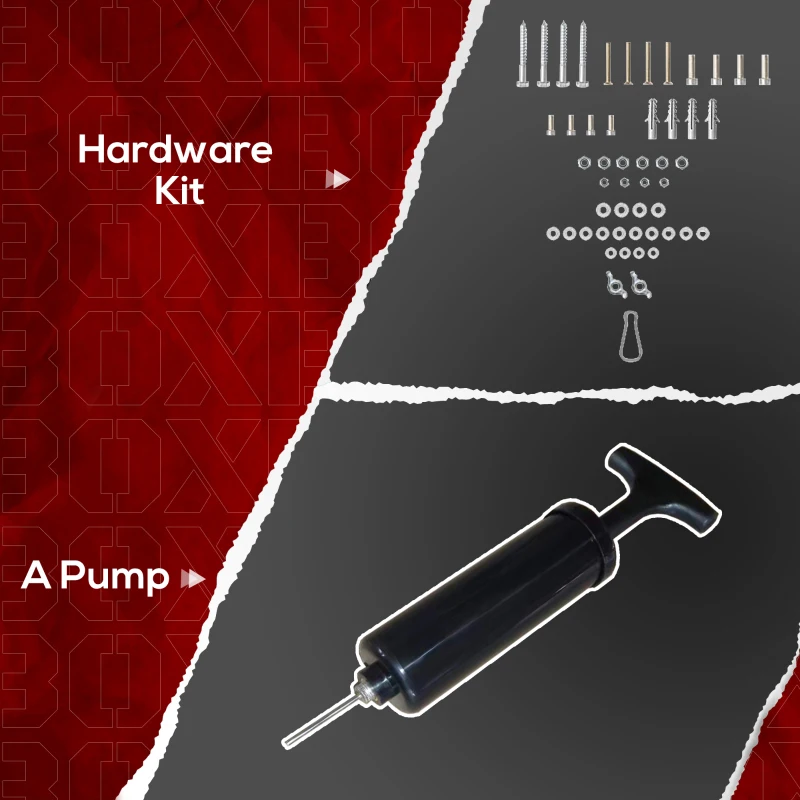 Soozier Wall Mounted Speed Bag Platform, Adjustable Punching Bag with 360-Degree Swivel, Home Fitness