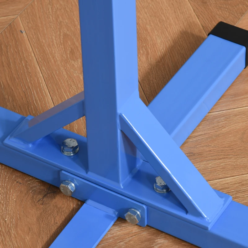 Soozier Gymnastics Bar for Kids, Adjustable Height Kip Bar for Home, Blue