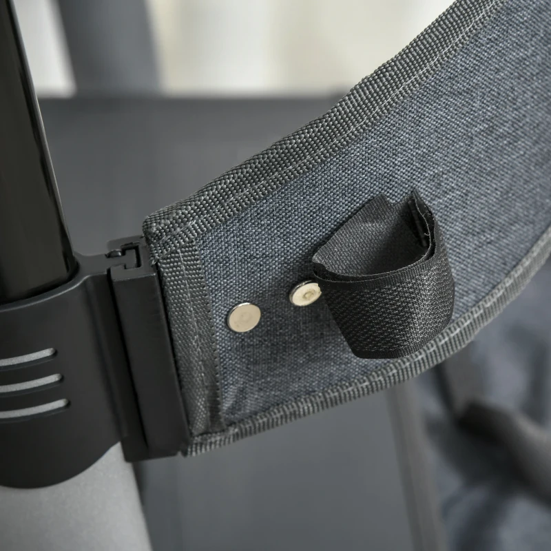 HOMCOM Aluminum Upright Walker with 10'' Wheels, Seat and Backrest, Folding Rollator Walker with Storage Bag, Silver