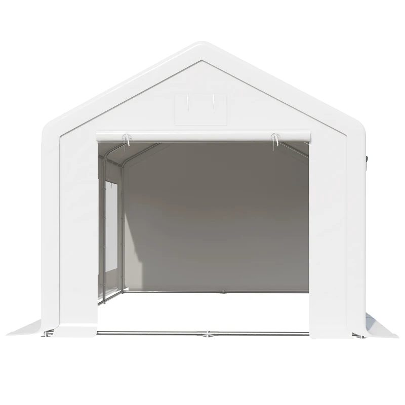 Outsunny 20' x 10' Party Tent Canopy, Gazebo Tent with 6 Removable Side Walls and Windows for Outdoor Event, White