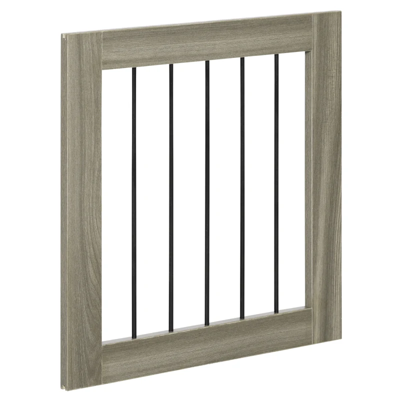 PawHut Modern Dog Crate End Table, Dual Room with Removable Panel, Stylish Pet Furniture