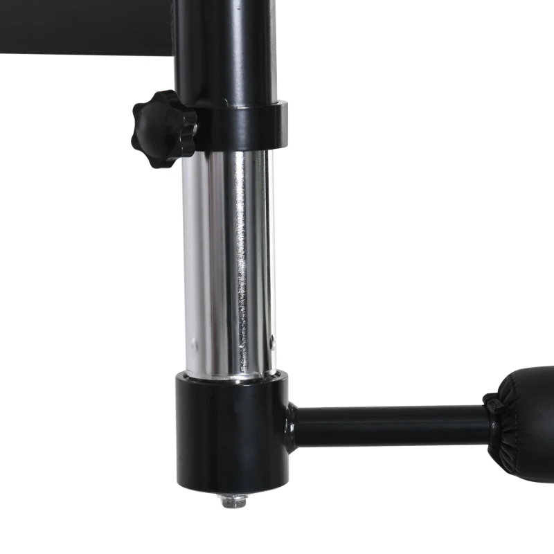 Soozier Wall Mount Reflex Bar Trainer, MMA Boxing Speed Trainer with Punching Boxing Bar, Height Adjustable, Black