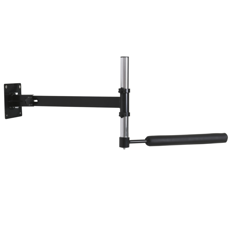 Soozier Wall Mount Reflex Bar Trainer, MMA Boxing Speed Trainer with Punching Boxing Bar, Height Adjustable, Black