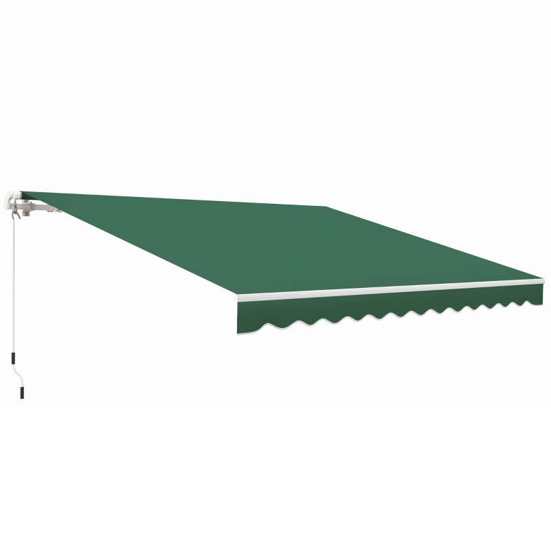 SUNNYページ Outsunny 10' x 8' Retractable Awning, 280gsm UV Resistant