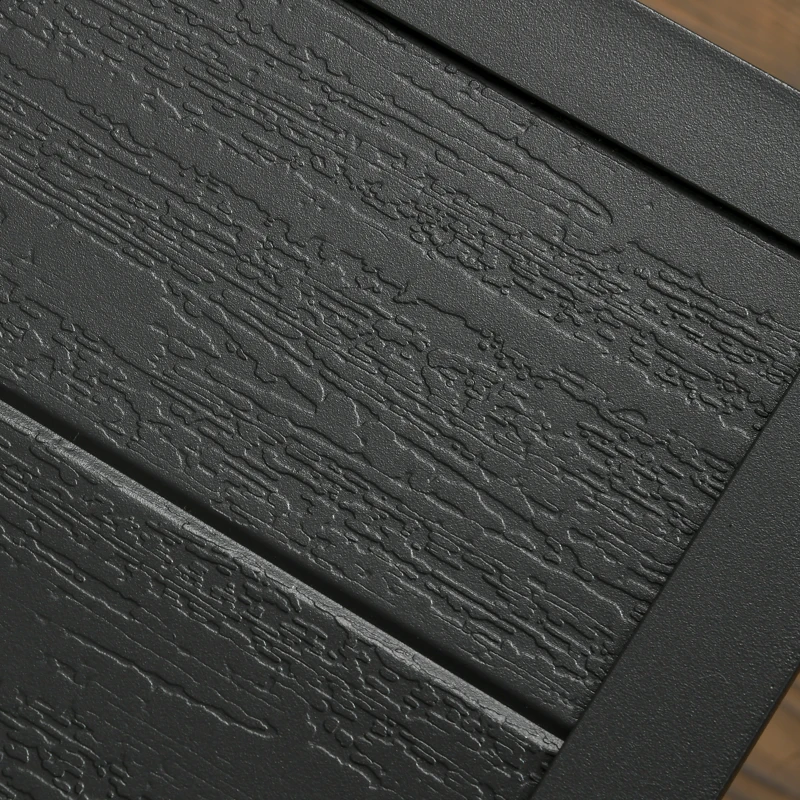 Outsunny 5 Piece PE Rattan Garden Furniture Set, 2 Armchairs,2 Stools, Steel Tabletop with Wicker Shelf, Padded Outdoor Seating, Khaki