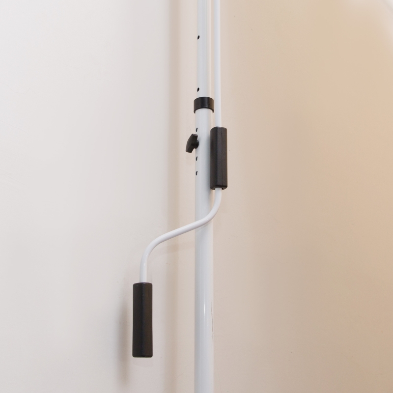 Outsunny 10x5ft Manual Retractable Awning, Patio Sun Shade Canopy Shelter with 5.6-9.2ft Support Pole, Water Resistant UV Protector, for Window, Door, Porch, Deck, Grey