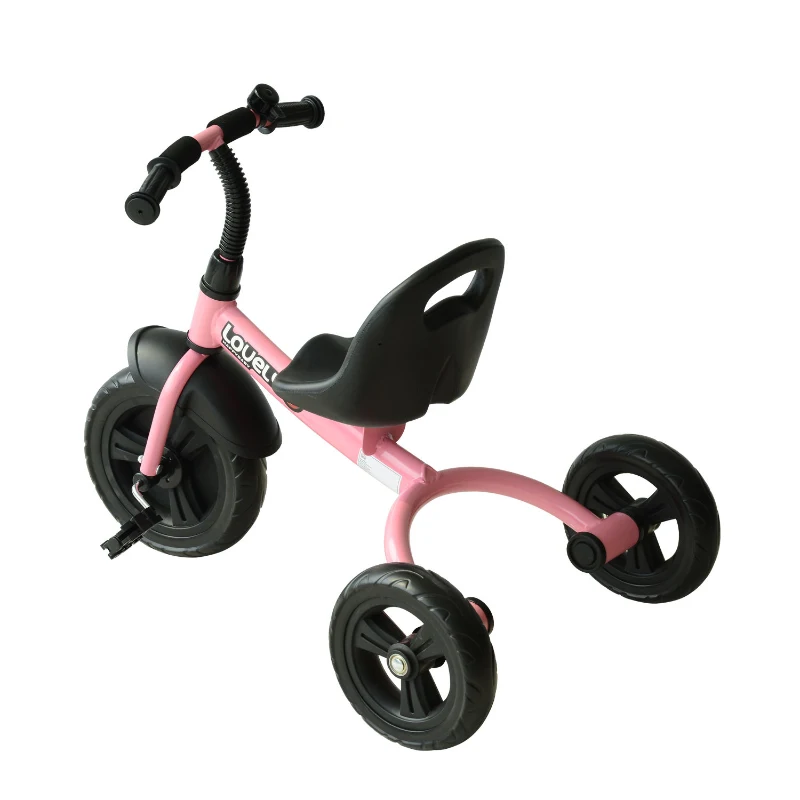 Qaba 3-Wheel Recreation Ride-On Toddler Bike with Bell for Children Indoor / Outdoor, Pink