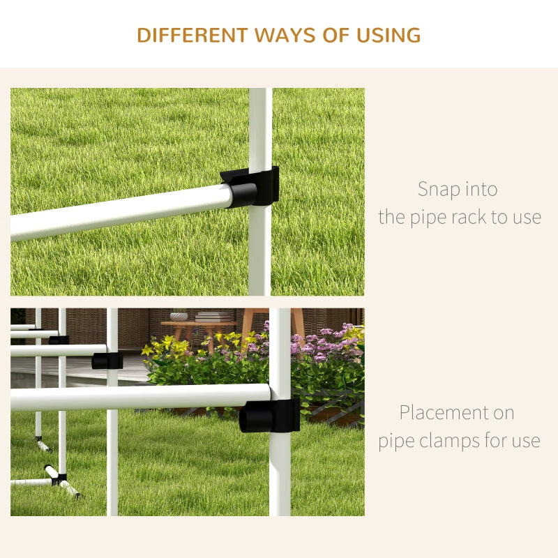 PawHut Dog Agility Starter Kit, 4 Piece, Adjustable Height Jump Bars, Training Equipment, White