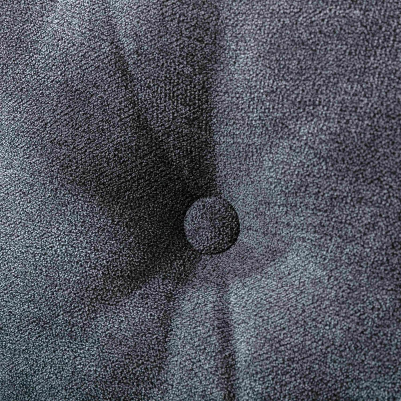 Baby Room High Back Rocking Chair, Comfortable Nursery Rocker with Padded Seat, Modern Armchair with Cotton Fabric and Rubber Wood Legs, 26.0" x 40.0" x 37.0", Dark Grey