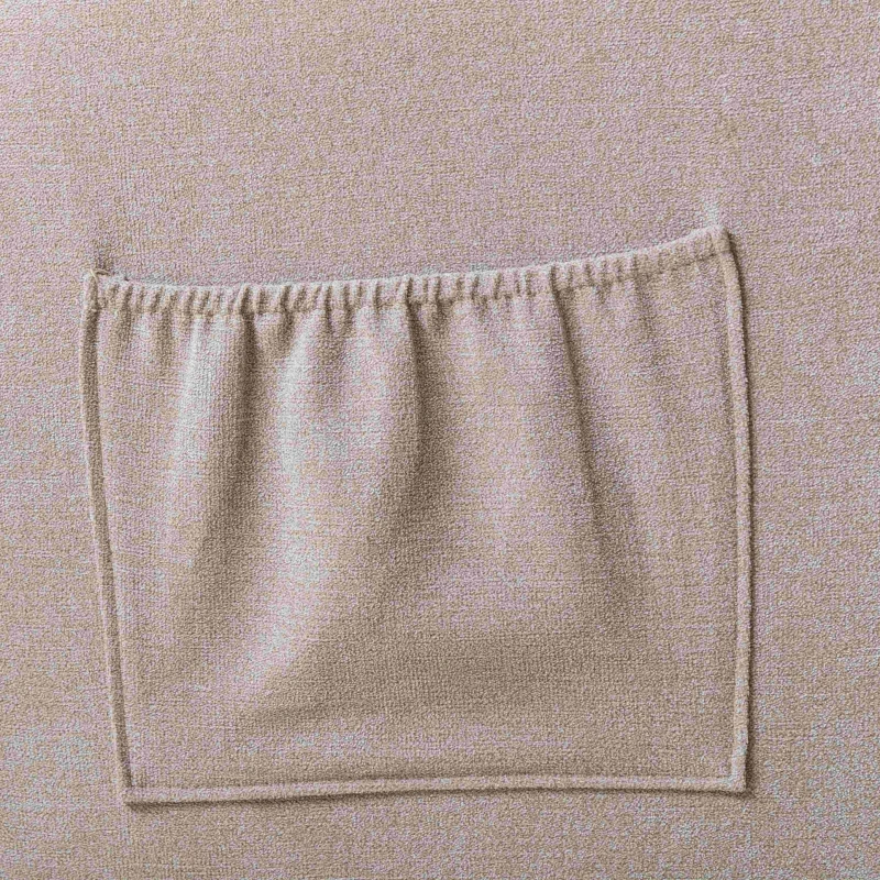 Baby Room High Back Rocking Chair, Comfortable Nursery Rocker with Padded Seat, Modern Armchair with Cotton Fabric and Rubber Wood Legs, 26.0" x 40.0" x 37.0", Tan