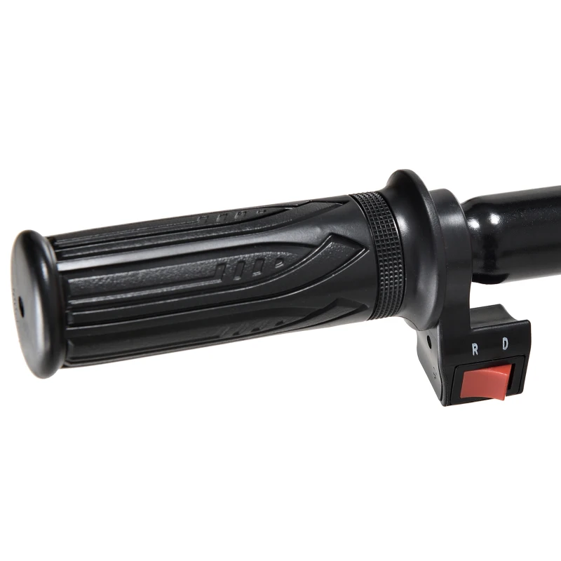 Electric Wheelbarrow Utility Cart, 48V 500W Brushless Motor, 500lbs Capacity, 6 Cuft, Dual-Wheel Design, 58.5×24.8×38.2 in, Red