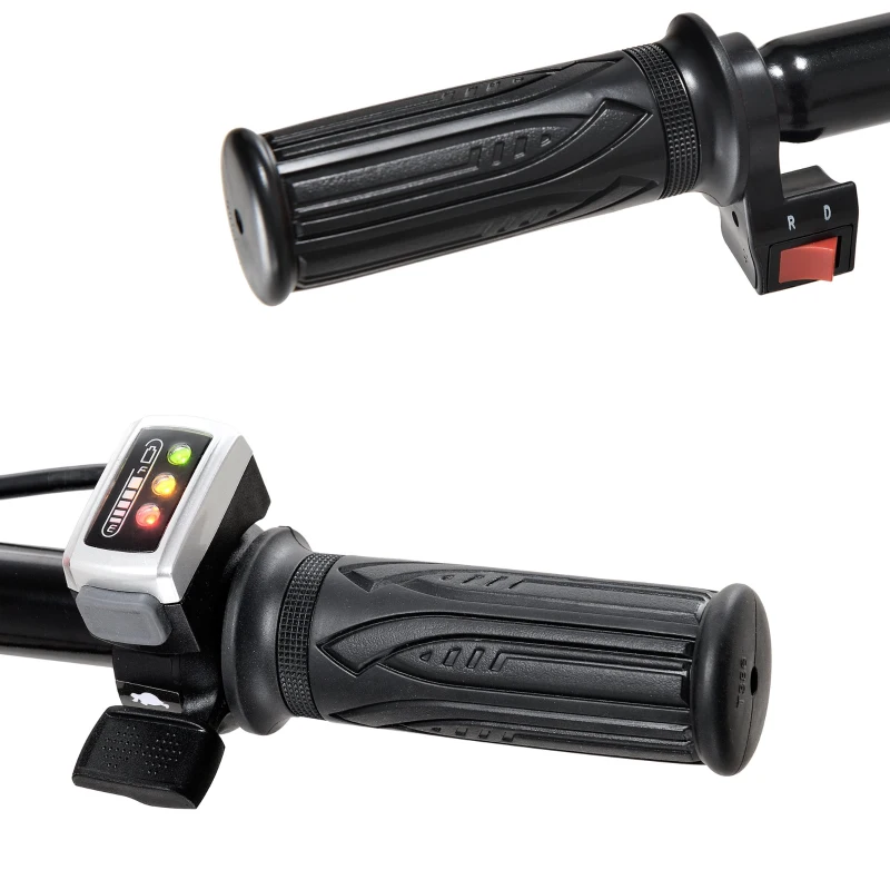 Electric Wheelbarrow Utility Cart, 24V DC 180W AGM Battery, 330lbs Max Capacity, Brushless Motor, All-Terrain Pneumatic Wheels, 57"x26.1"x30.9", Red