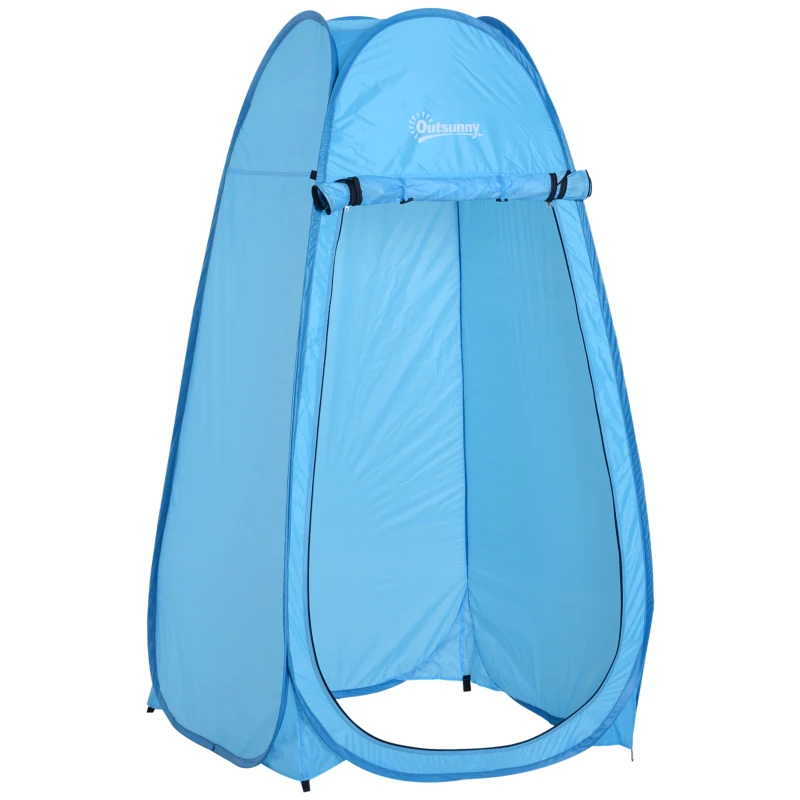 Sky Blue Popup Shower Tent - Portable Changing Room