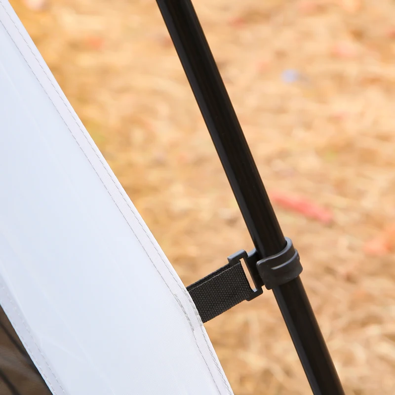 Outsunny Screen House, 8 Person Camping Tent, Dome Tent with Carry Bag and 4 Mesh Walls for Hiking, Easy Set Up