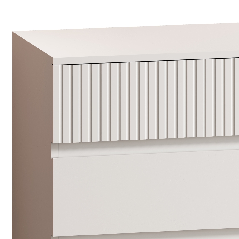 8-Drawer Storage Cabinet with Decorative Finish, Easy Assembly, Durable MDF Construction, Ample Storage Space, 47.24"x15.35"x37.8", White