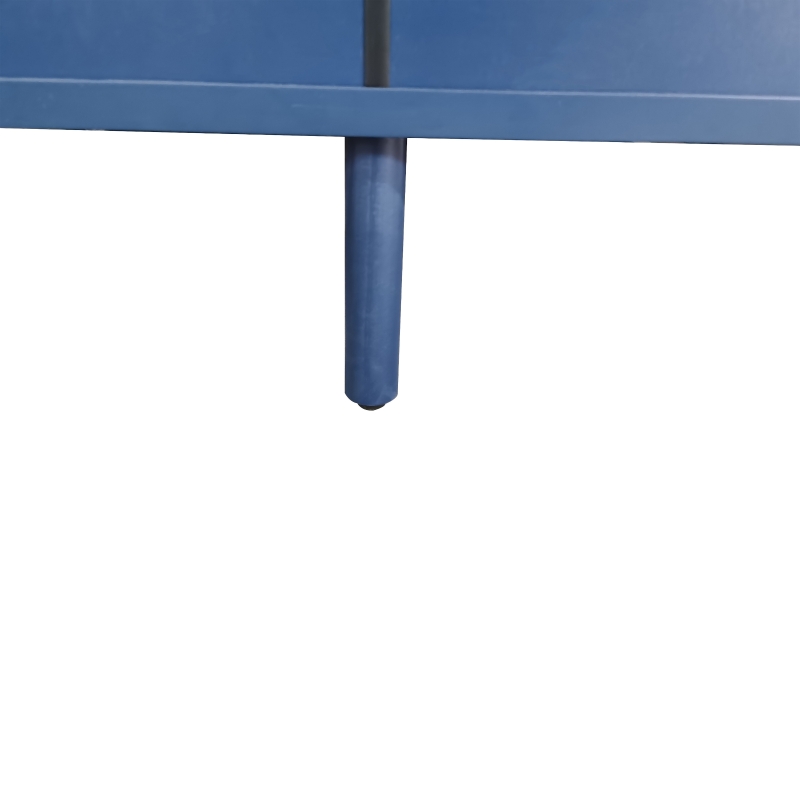 Stylish 2-Door 3-Drawer Cabinet with Carved Effect, Adjustable Shelves, and Easy Assembly, 55.12"L x 15.75"W x 32.68"H, Navy Blue