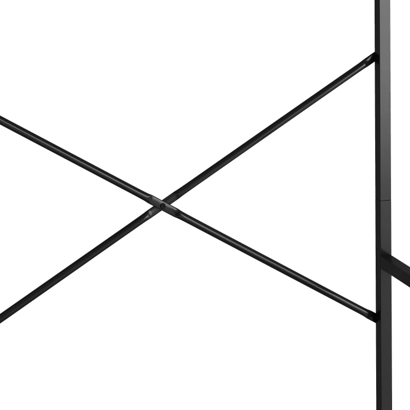 Portable Wardrobe Clothes Rack, Freestanding Clothing Rack with Bottom Mesh Storage, Premium Oxford Cloth Bag, 47.24"L x 15.75"W x 72.05"H, Black+Brown