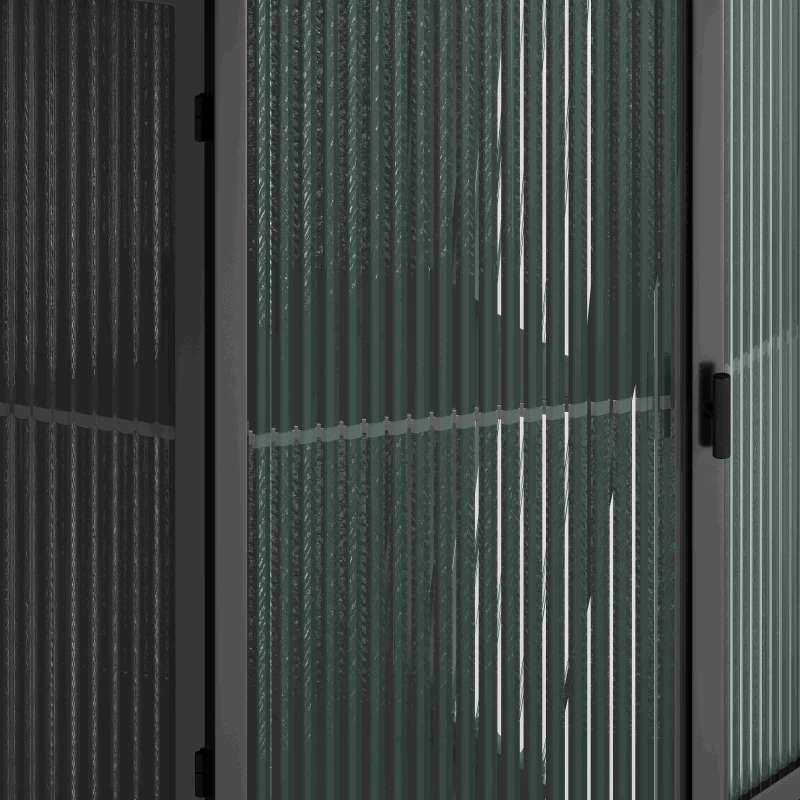 22.25" Floor Corner Cabinet with Tempered Glass Door & Storage Shelves for Bathroom, Living Room, Bedroom, Easy Assembly, 31.5" H, Black