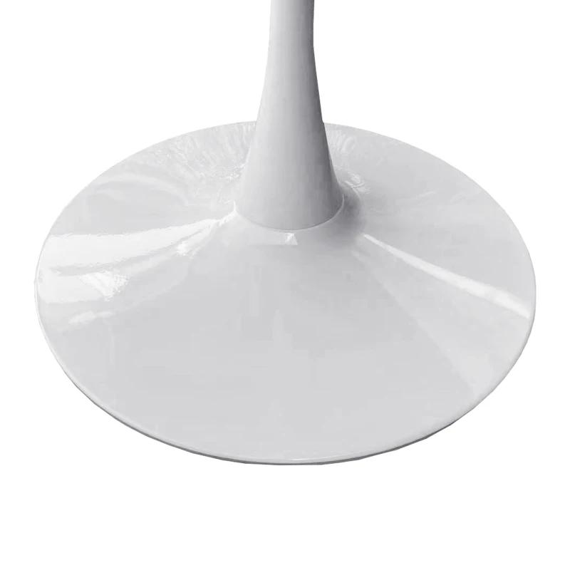 42.12" Modern Round Dining Table with Printed White Marble Table Top, Metal Base, Sturdy and Durable, Easy Assembly and Maintenance, marble