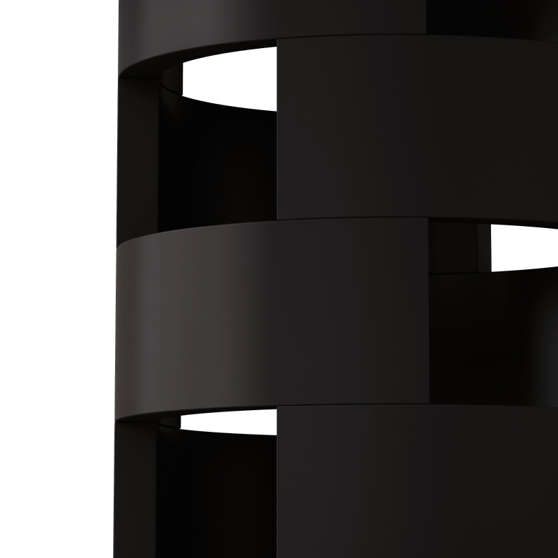 42.12" Modern Round Dining Table with Printed Black Marble Table Top, Sturdy MDF Base, Easy Assembly, 220 lbs Capacity, White+Black