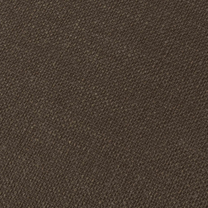 Fabric Ottoman with Contemporary Design, Smooth Upholstery, Versatile Use, Birch Wood Legs, 24" W x 18" D x 16" H, Chocolate