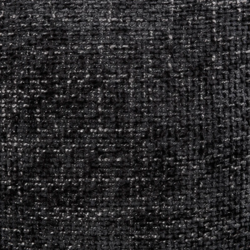 Modern Style Accent Chair, Ergonomic Armrest, Comfortable Backrest, Soft Seat, Durable Woven Velvet Fabric, 33.9" L x 31.9" W x 31.5" H, 330 lbs Capacity, Rock Black