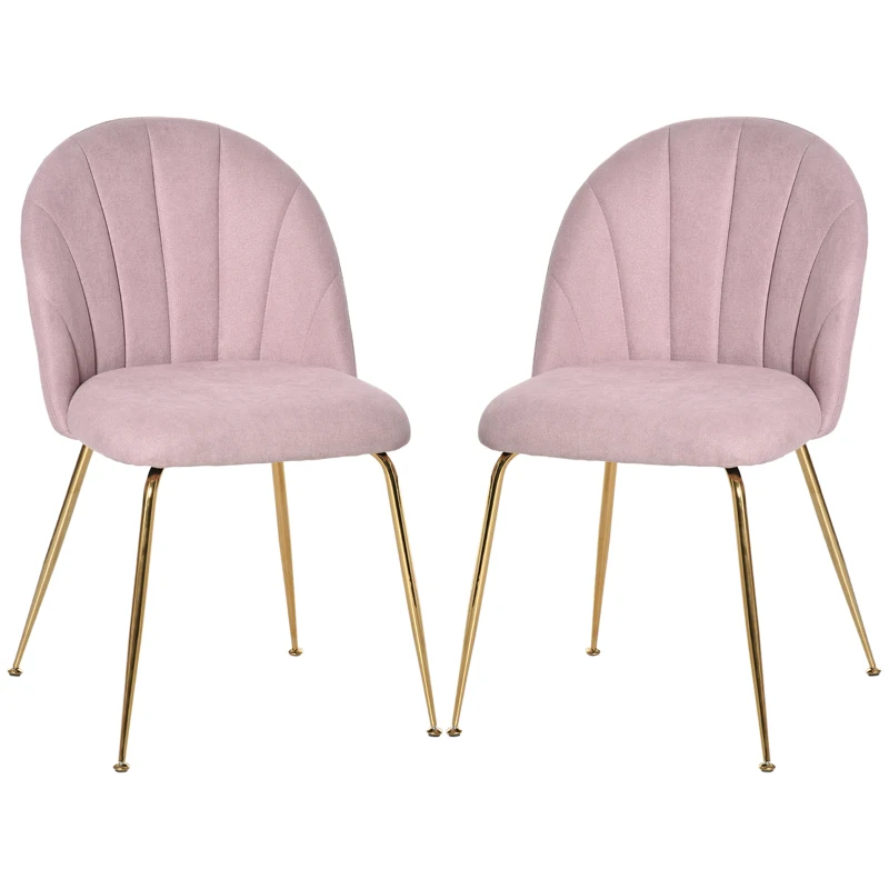 HOMCOM living room modern mid century accent fabric restaurant Lounge elegant side seat comfortable indoor furniture padded kitchen