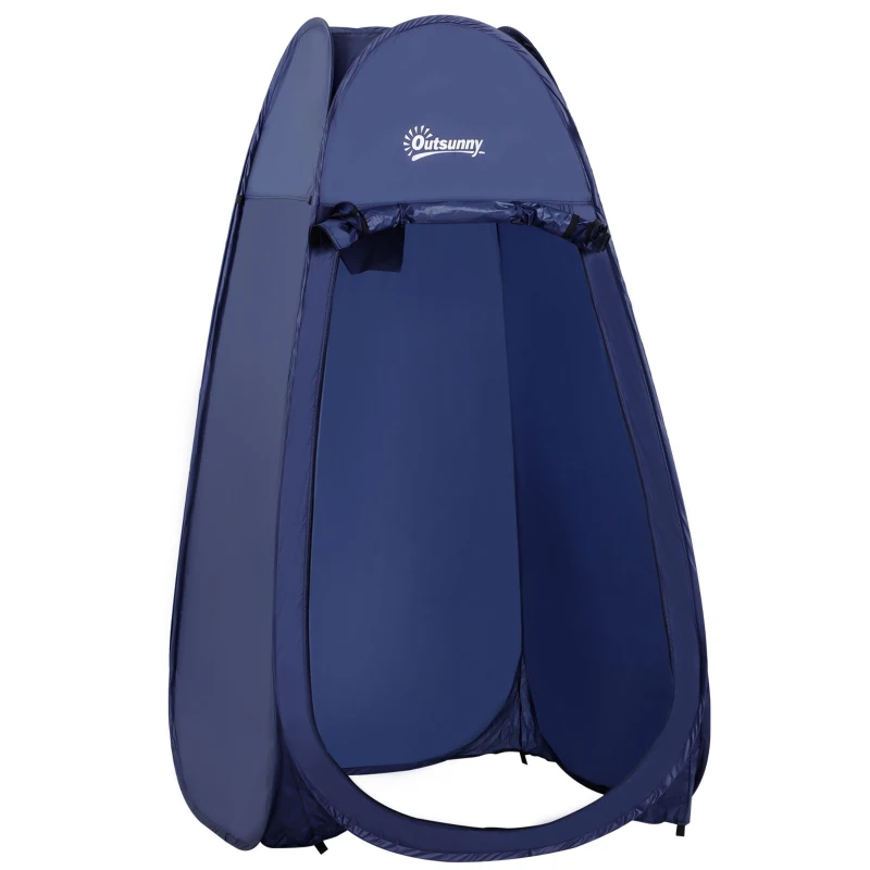 Navy Blue Popup Shower Tent - Portable Changing Room
