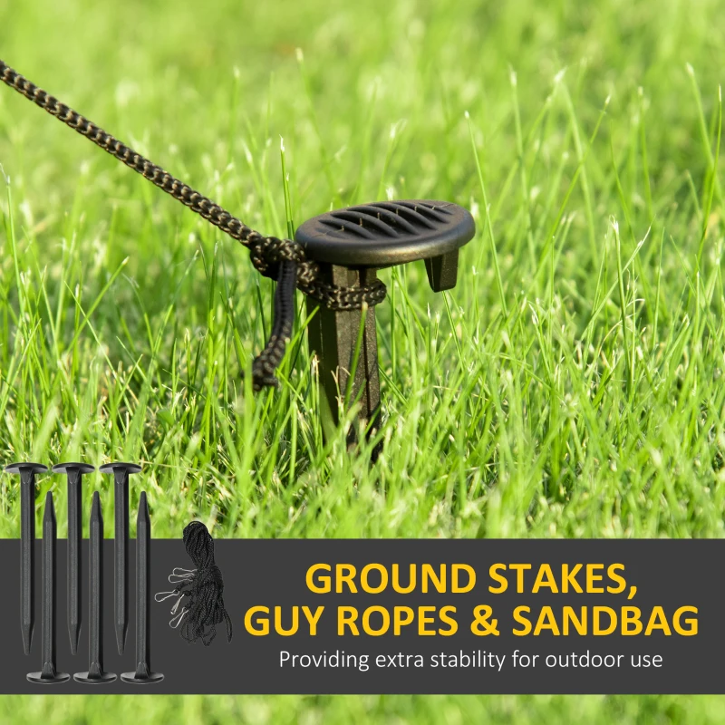 Outsunny 10FT Christmas Inflatables Cheerful Snowman in Black Hat, Blow Up Outdoor Christmas Decorations with LED Yard Display