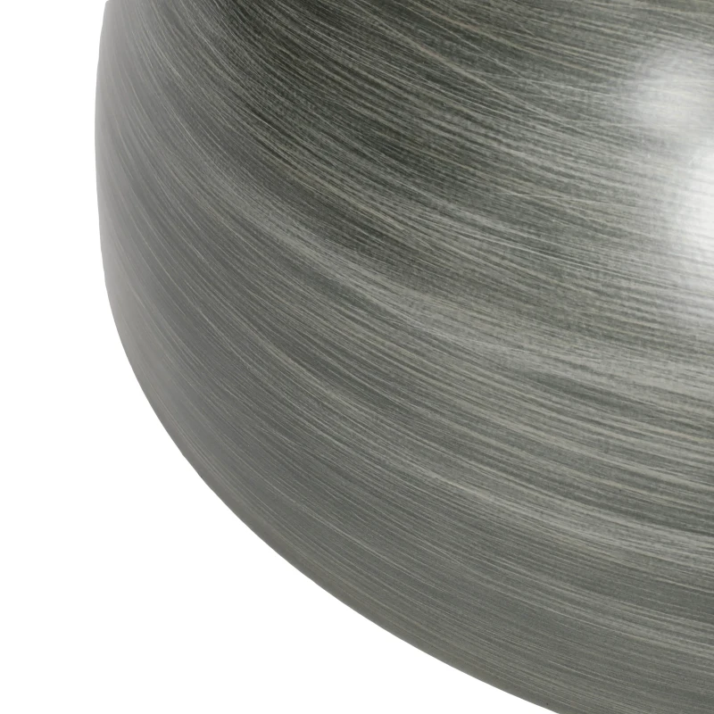 Modern Stunning Hourglass Coffee Table with Iron Frame, No Assembly Required, 24.5" L x 24.5" W x 15.25" H, Antique Silver