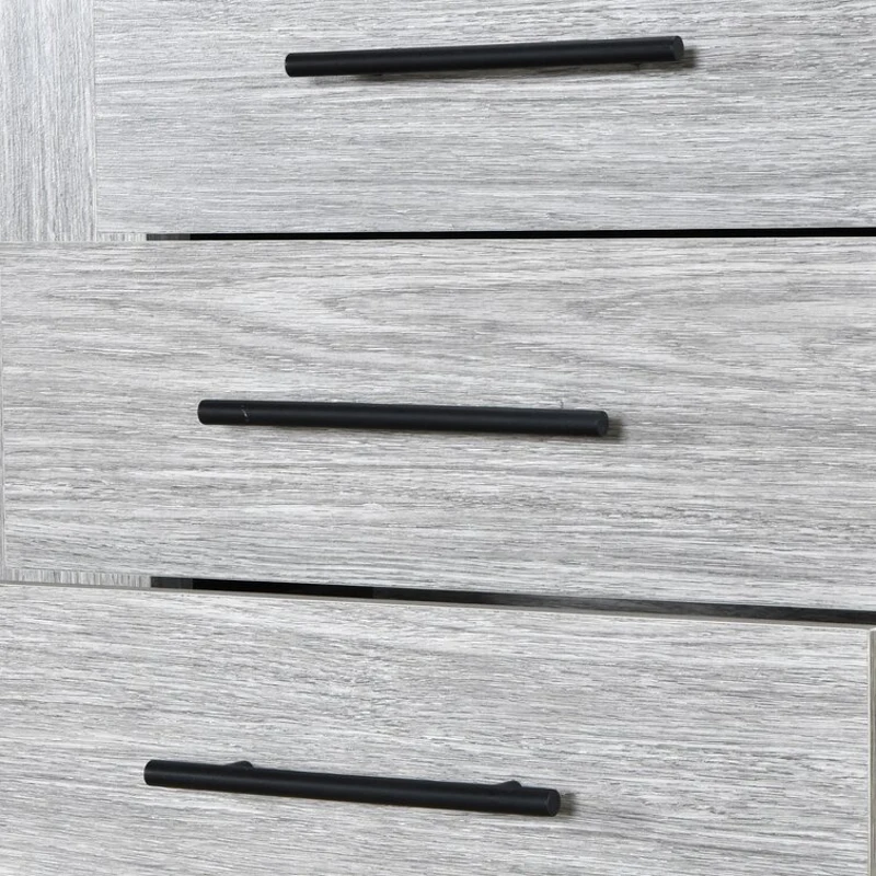Vinsetto Modern Industrial Sideboard Buffet, Durable Iron Legs, Ample Storage, Easy Assembly, 55.50” W x 20.00” D x 29.50” H, Grey