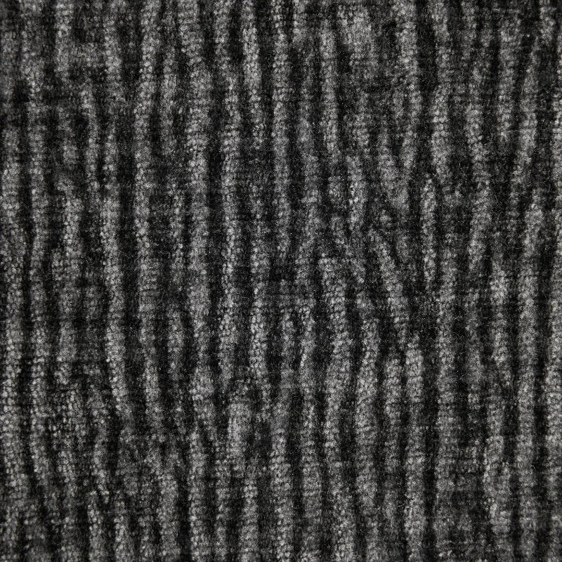 110" x 84" Modern U-Shape 7-Seat Chenille Modular Sofa Set with 2 Pillows, Freely Combinable for Living Room, 110″ L x 84″ W x 37″ H, Black+Gray