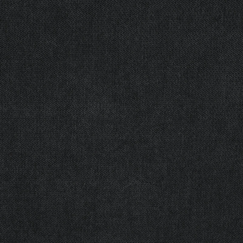 Modern L-Shaped 4-Seat Polyester Fabric Sectional Sofa Set with Convertible Ottoman and 2 Free Pillows, for Living Room, Black