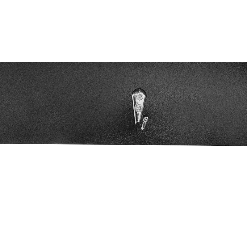 Vinsetto Multifunctional Shoe Cabinet with Storage Shelf, 6 Drawers, 4 Hooks and Tempered Glass Doors, Modern Hall Tree, 62" L x 7" W x 82" H, Black