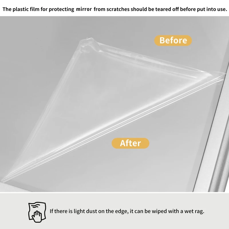 Modern Glass Mirrored End Side Table, Versatile Design with Adjustable Legs, Sleek Corner Table for Living Room or Bedroom, Silve