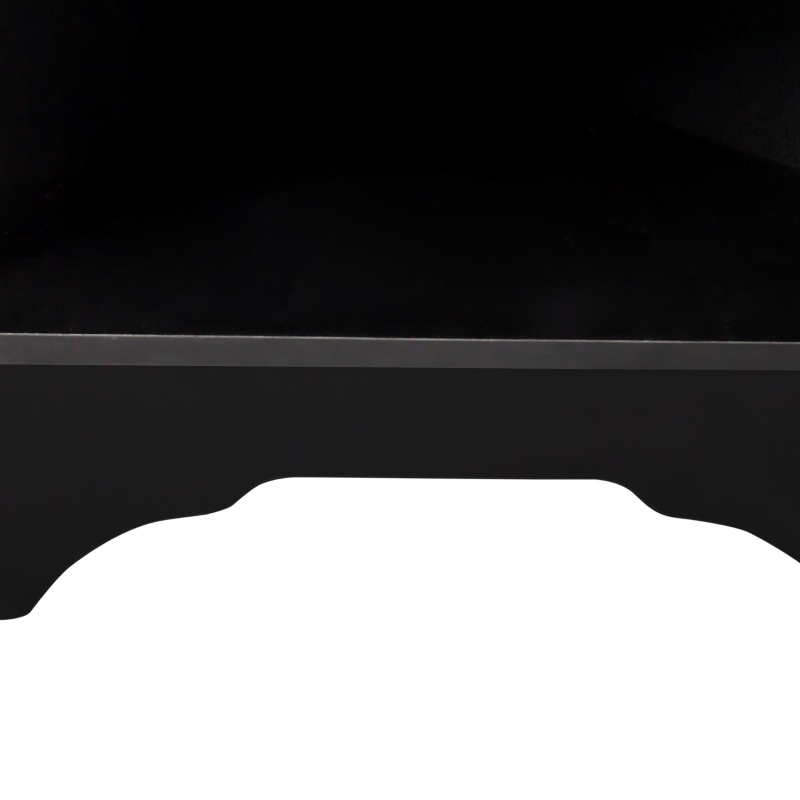 Minimalist Corner Hall Tree with Shoe Bench, 4 Hooks and Adjustable Shelf, Versatile Entryway Coat Rack Stand, 29.5" L x 18" W x 71.5" H, Black