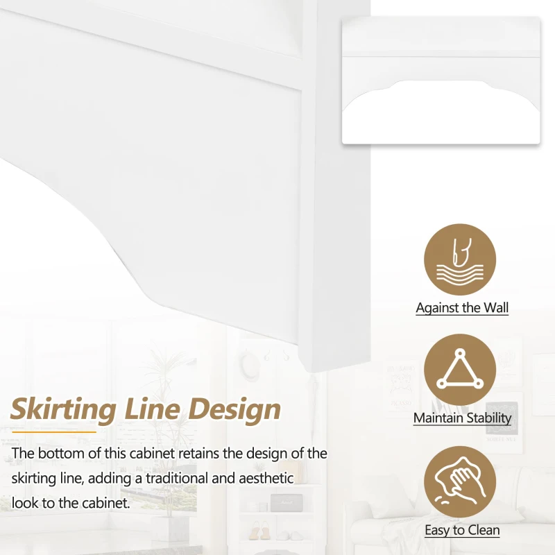 Minimalist Corner Hall Tree with Shoe Bench, 4 Hooks and Adjustable Shelf, Versatile Entryway Coat Rack Stand, 29.5" L x 18" W x 71.5" H, White