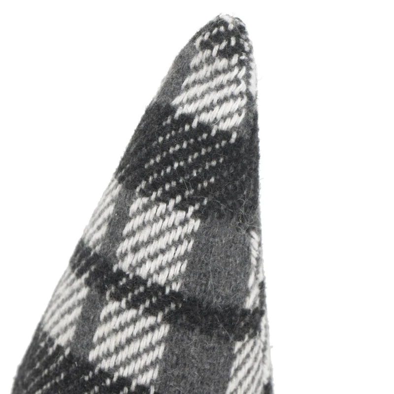 3 Piece Fabric Sitting Gnome Decorations Set, Christmas Table Home Ornaments, 3.5" L x 3.5" W x 14.5" H, White+Gray