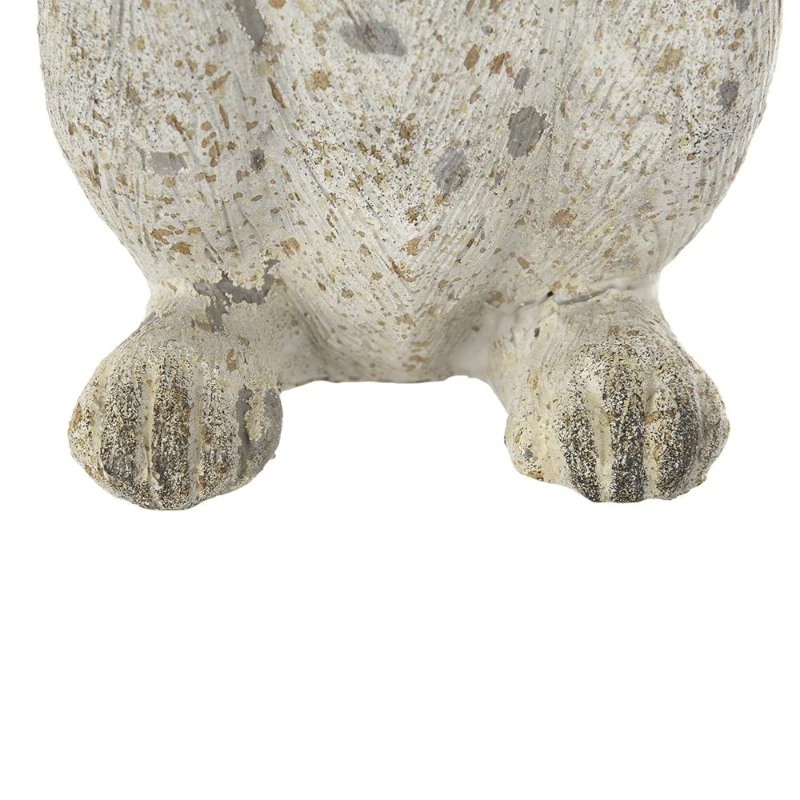 Set of 2 Resin Squirrel Figurines for Harvest and Thanksgiving Table Decorations, Rustic Finish, 8" L x 4" W x 8.5" H, Antique Cream