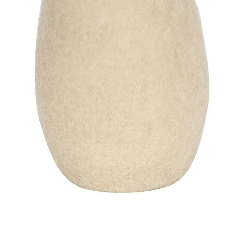 Set of 2 Mushroom Holiday Ornaments for Fall Festival and Thanksgiving, Farmhouse Design Table Decorations, 7" L x 7" W x 12" H, Beige+Light Brown