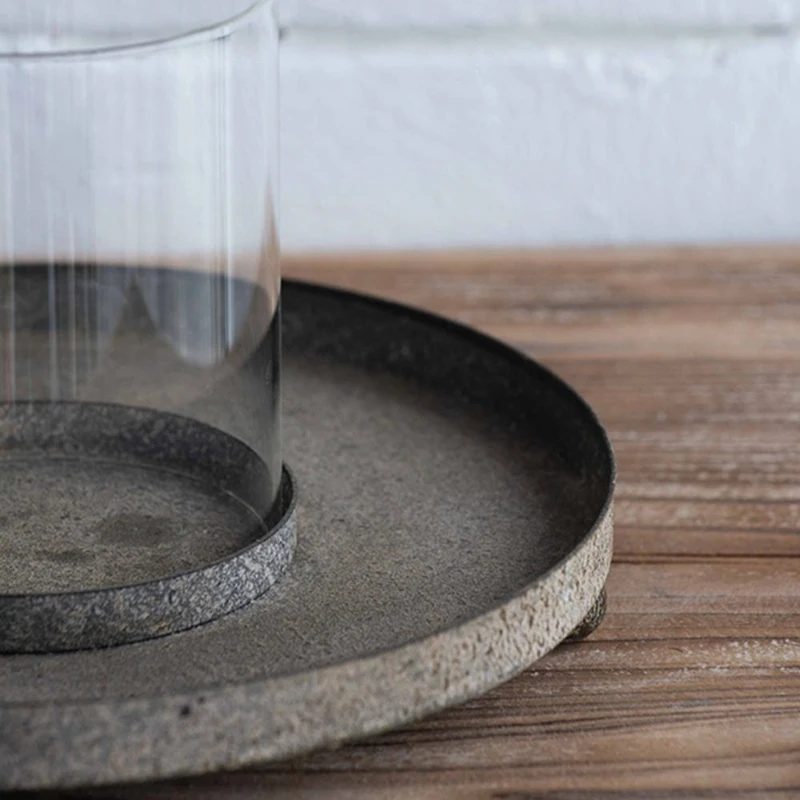 Set of 2 Iron Mesh Candle Holders with Bird Design, Versatile Home Decor for Shelves and Tables, Antique Gray