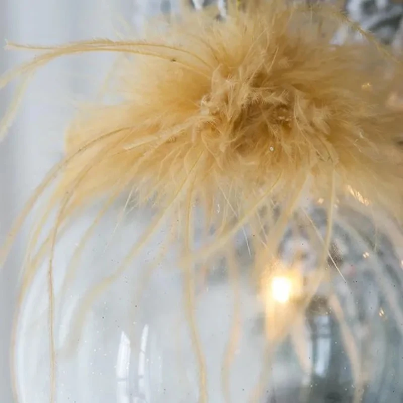 Set of 4 Glass Decorative Christmas Tree Hanging Ball Ornaments, Decorations for Holiday Party, D5", Multicolor