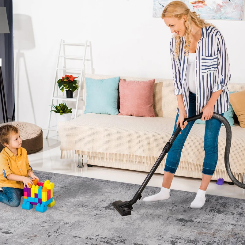 Naar 6x9 Abstract Stain-Resistant Area Rug with Non-Shedding Design, Kid and Pet-Friendly Carpet, 93" L x 79" W x 0.35" H, Ivory+Taupe