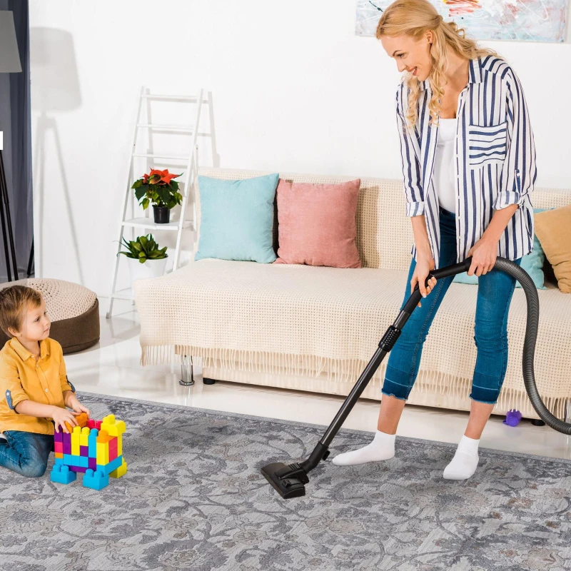 Naar 8x10 Stain-Resistant Area Rug with Cotton Backing, Medium Pile Height, Kid and Pet-Friendly Carpet, 120" L x 93" W x 0.35" H, Sand