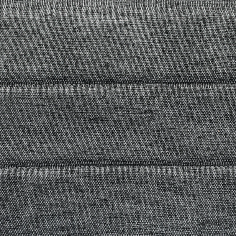 HOMCOM Queen Size Bed Frame with Storage Upholstered Headboard, Queen Bed Frame with LED Lights, Charging Station, Cement Gray