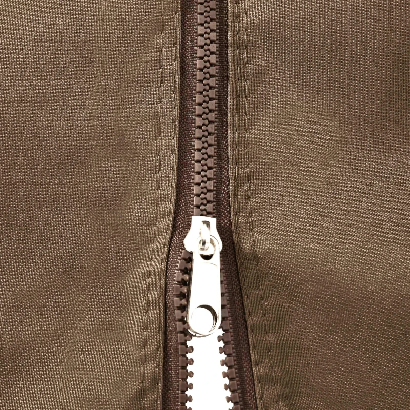 Outsunny 10' x 10' Universal Gazebo Sidewall Set with 4 Panels, Hooks/C-Rings Included for Pergolas & Cabanas, Brown