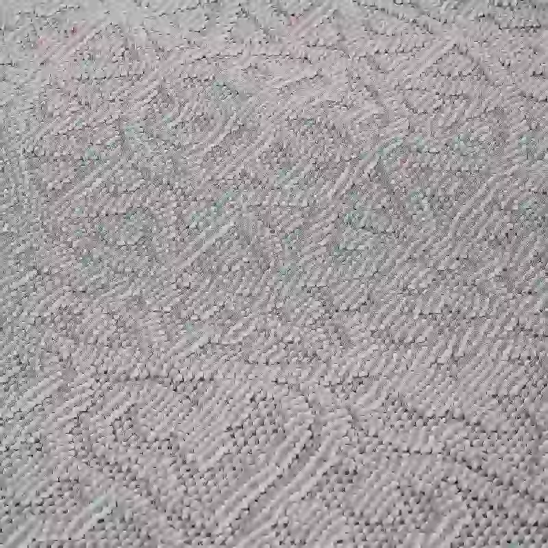 6x9 Stain Resistant Medallion Area Rug with Medium Pile, Easy Maintenance, Kid and Pet-Friendly Carpet, 93" L x 79" W x 0.3" H, White